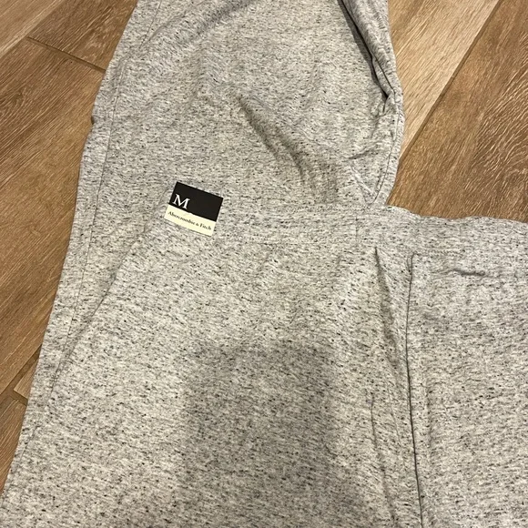 Abercrombie & Fitch Women’s Logo Wide Leg Viscose Sweatpants MEDIUM - Picture 7 of 11